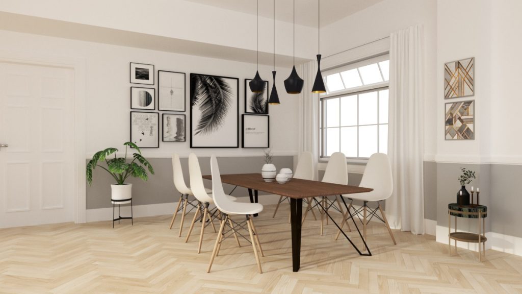 Virtuelles Home Staging, homestaging in 3D für digitale Vermarktung von Immobilien